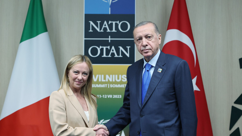 İtalya Başbakanı Meloni'den Cumhurbaşkanı Erdoğan ile görüşmesine dair paylaşım