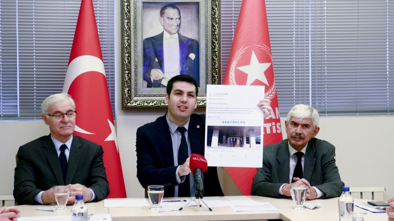 Rektör inkar etti, Vatan Partisi fotoğraflarla kanıtladı
