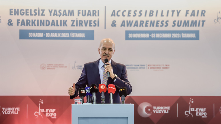 Numan Kurtulmuş Engelsiz Yaşam Fuarı'nda konuştu