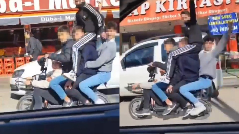 Görüntüler Tokat'tan! Gençler tehlike arıyor...