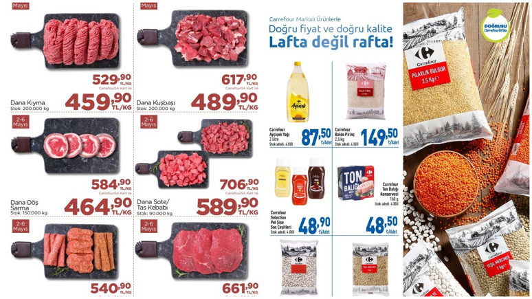 Carrefour 2 - 20 Mayıs 2024 fırsat kataloğu! Dana kıyma ve kuşbaşı, tuvalet kağıtları ile yağlar indirimde