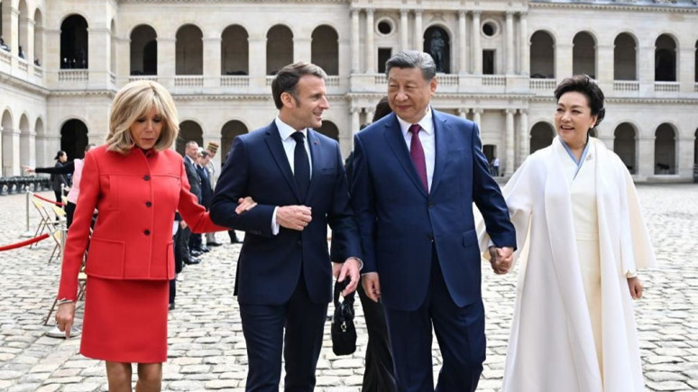 Macron: Kıtamızın geleceği Çin ile dengeli ilişkiye bağlı