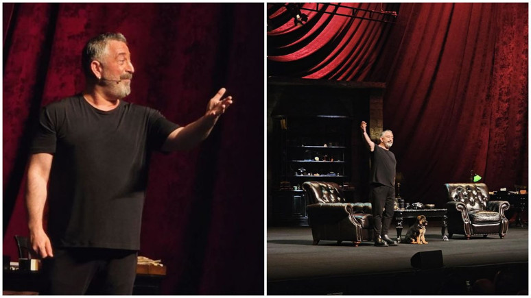 Seyircisinin davranışına sinirlenen Cem Yılmaz sahneyi terk etti