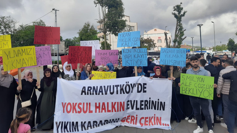 İmrahor Mahallesi yıkım değil çözüm istiyor