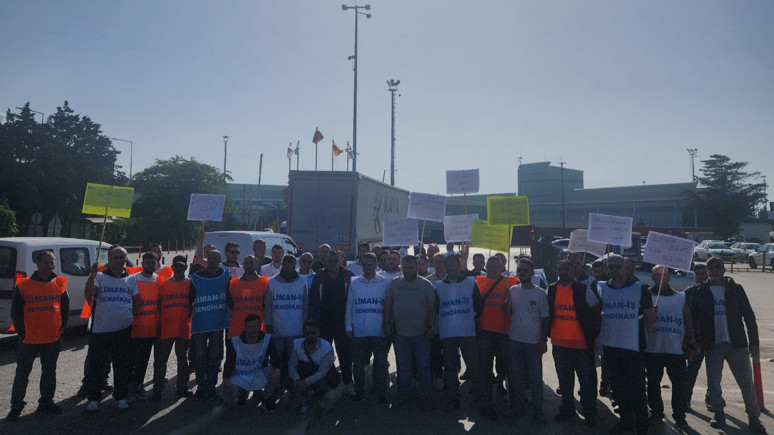 Borusanport’ta işten çıkarılan 37 işçi direniş çadırında