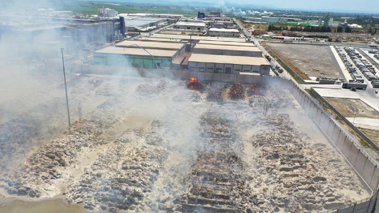 Aydın'da kağıt fabrikasındaki yangın beşinci gününde: 23 ilden ekip geldi, kısmen kontrol altına alındı!