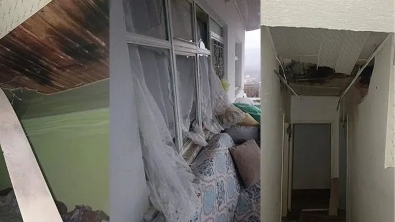 Burdur'da korkunç olay! Bir eve yıldırım düştü...