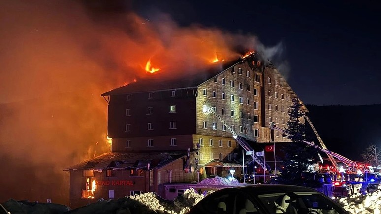 Yangın faciasının yaşandığı Grand Kartal Otel'in müşterilerine mesajı tepki çekti