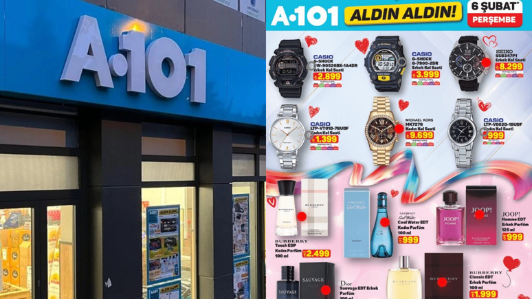 A101'den Sevgililer Günü indirimleri! Parfüm ve kol saati çeşitleri ucuzladı