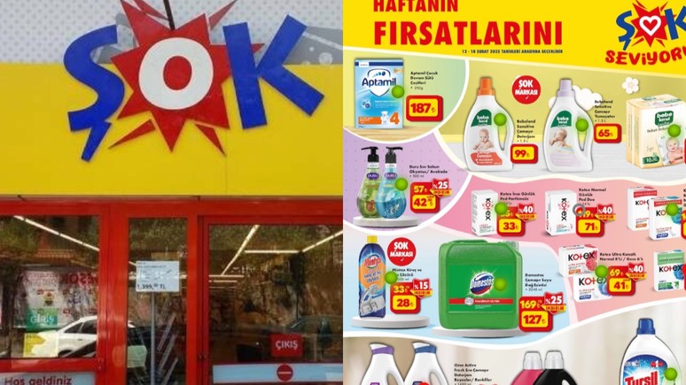 ŞOK'ta temizlik ürünleri ucuzladı! Çamaşır suyu ve toz detarjan indirimde