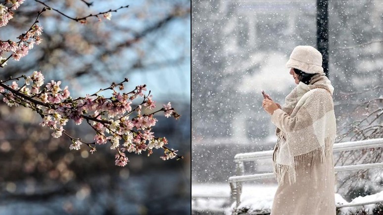 Meteoroloji uyardı! Hafta sonu hava durumu karşılık: Bir taraf bahar bir taraf kış!