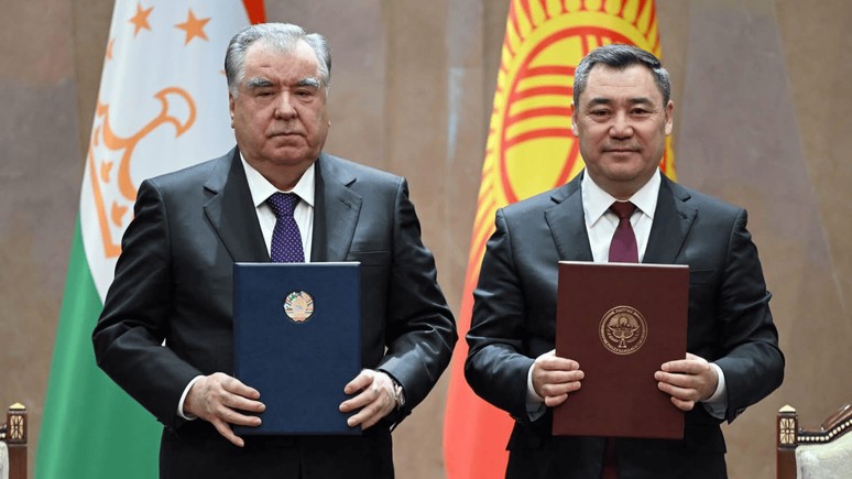 Kırgız ve Tacik Cumhurbaşkanları arasında sınır anlaşması imzalandı