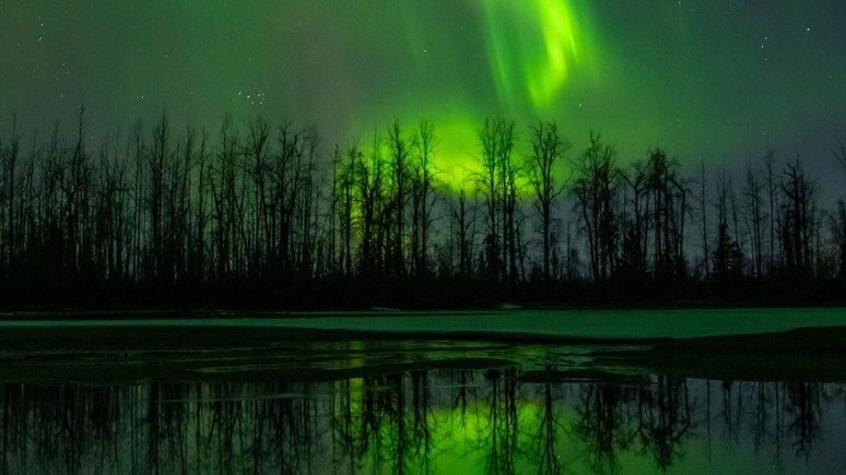 Kuzey ışıkları yine mest etti! Alaska'da görüntülendi