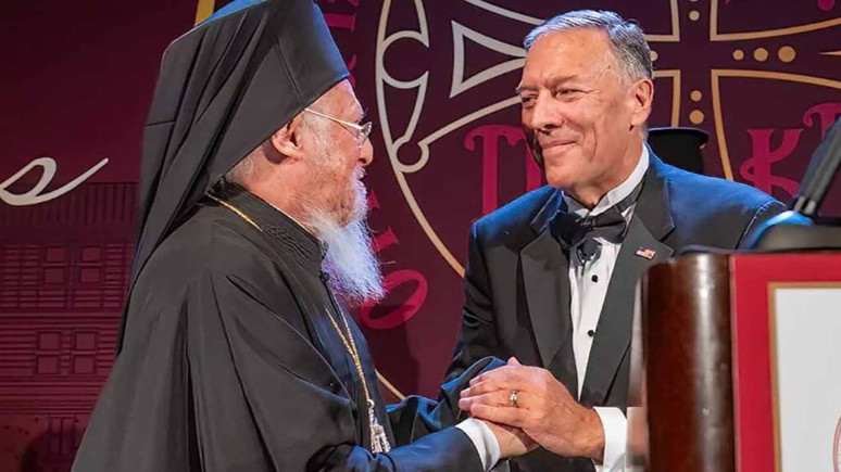 Patrikhane’den Pompeo’ya ödül