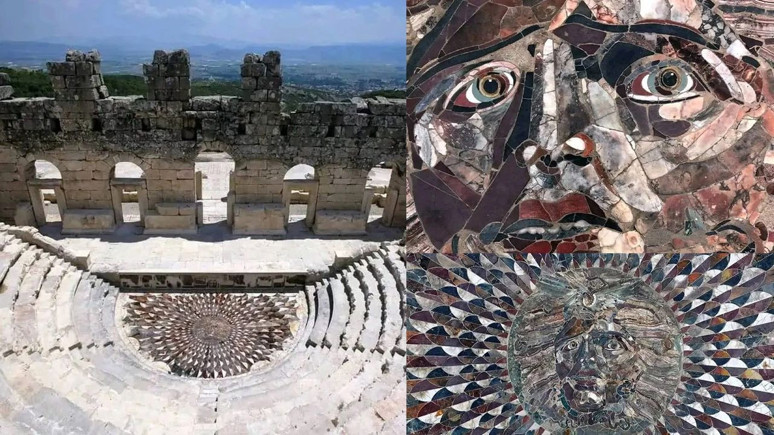 Dünyaca ünlü mozaik Burdur Kibyra'da ziyarete açıldı!