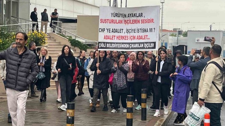İşten çıkarılan işçiler, 1 Mayıs'ta CHP'ye yürüyüş başlattı