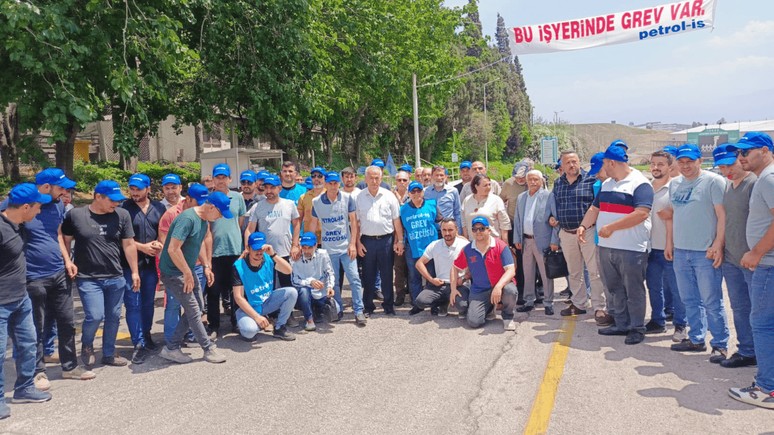 Vatan Partisi Adana, grevdeki Toros Tarım işçilerini ziyaret etti