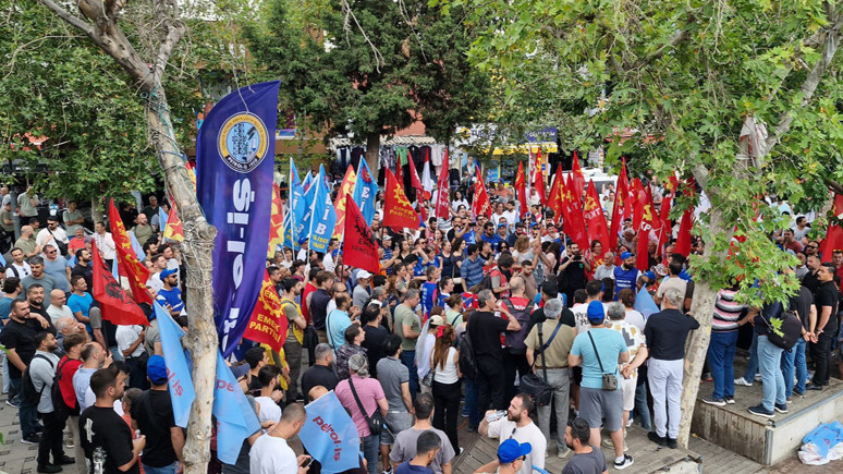 TPI, DYO ve Temel Conta işçileri Çiğli’de buluştu