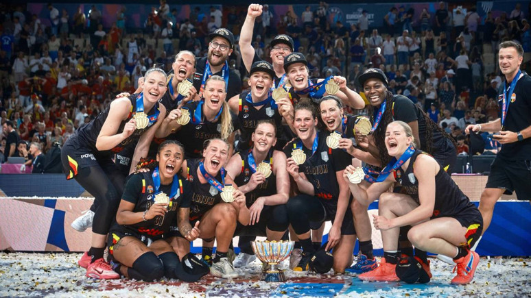 Kadınlar EuroBasket'te şampiyon Belçika oldu! İspanya'yı 67-65 mağlup ettiler