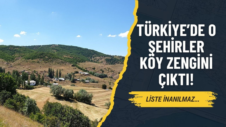 Türkiye'de en çok köye sahip olan şehirler açıklandı! O şehrimiz köy zengini çıktı