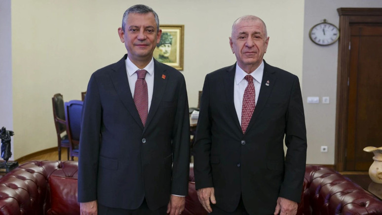 CHP Genel Başkanı Özel, Zafer Partisi Genel Başkanı Özdağ ile görüştü
