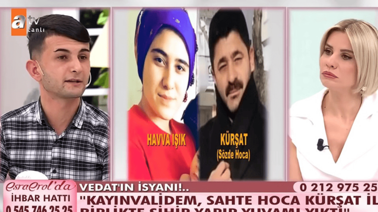 Esra Erol'da gerilim dolu olay! Kaynanasının büyü yaptığını iddia eden damat: 'Sahte hoca...'