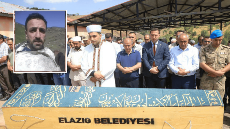Maden ocağındaki göçükte yaşamını yitiren işçi, toprağa verildi