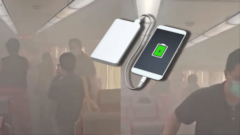 Trende panik: Powerbank bomba gibi patladı