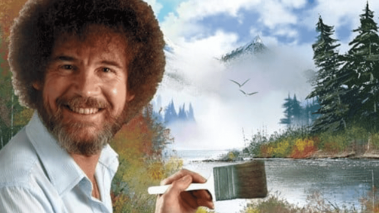 Ressam Bob Ross'un asıl mesleği bakın neymiş!