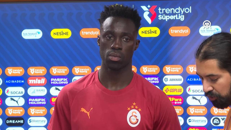 Galatasaraylı Davinson Sanchez: 'Galatasaray'ın amaçları için hepimiz birlikte mücadele ediyoruz'