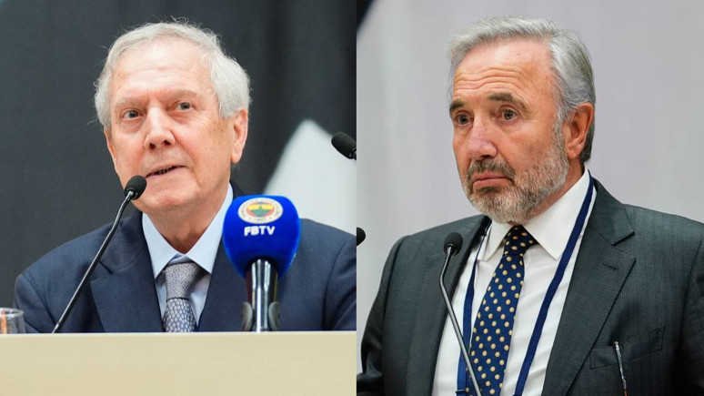 Fenerbahçe'de Aziz Yıldırım ile Hamdi Akın arasında tartışma