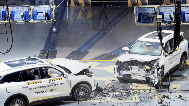 Chery çarpışma testinde gövde gösterisi yaptı! O model kale gibi çıktı