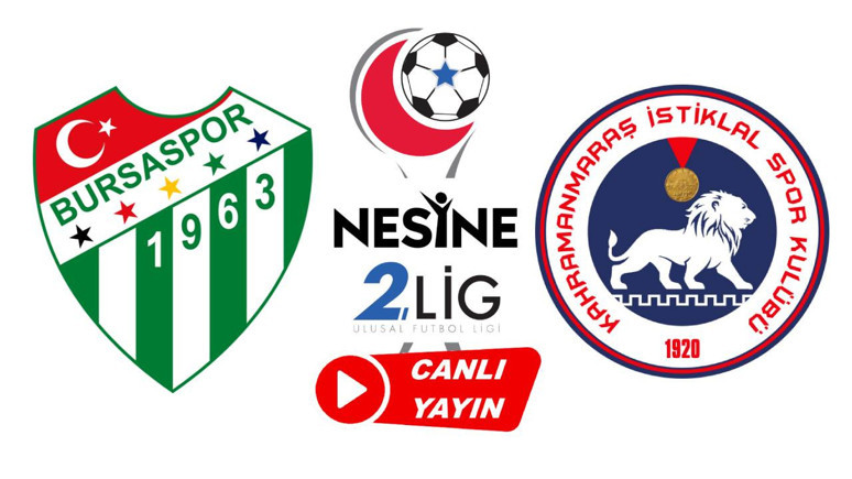 Bursaspor - Kahramanmaraş İstiklal Spor maçı nereden canlı izlenir! Bi Kanal canlı maç yayını