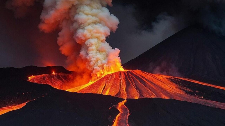 Yanardağda Korkutan Patlama! Küller 4 bin 400 metreye yükseldi