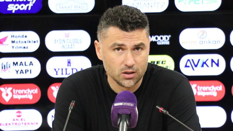 Gaziantep FK Teknik Direktörü Burak Yılmaz: 'Çok iyi hazırlandık ama sahaya yansıtamadık'