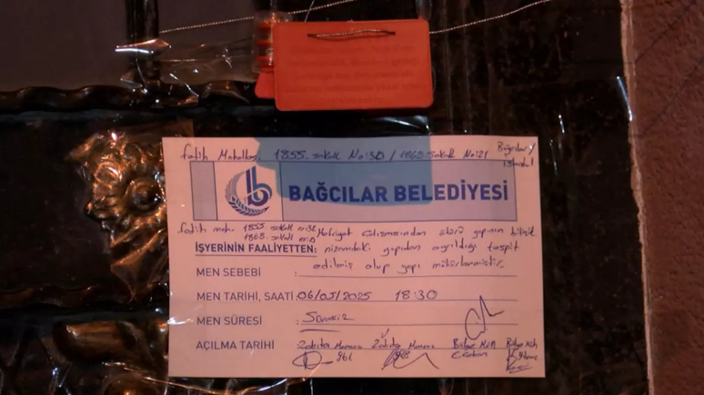 Bağcılar'da korkutan görüntü: Beş katlı bina yana doğru eğildi, bina boşaltıldı - Resim : 1