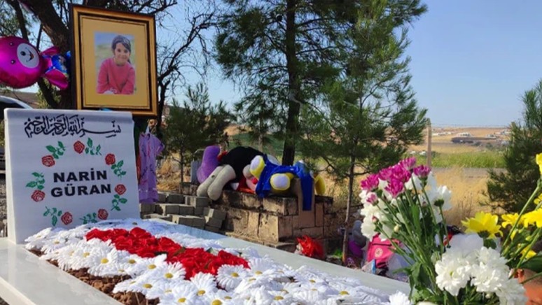 Narin Güran'ın mezarı açıldı! Kemik parçaları mezara yeniden defnedildi... - Resim : 1