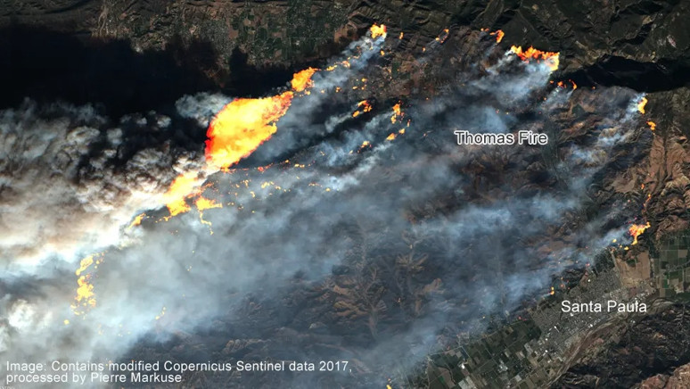 ABD cayır cayır yanıyor! Uzaydan bakın nasıl görünüyor - Resim : 2