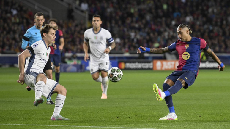 6 gollü maçta kazanan yok! Barcelona ile Inter, 3-3 berabere kaldı - Resim : 2