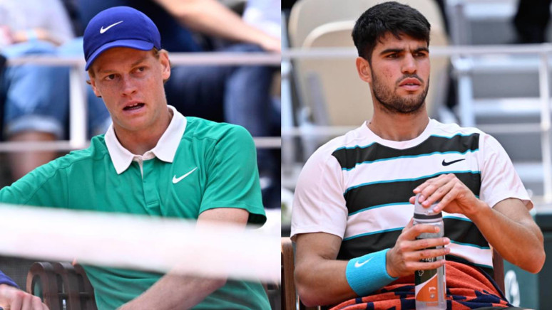 Roland Garros'ta şampiyon Carlos Alcaraz oldu! Finalde Jannik Sinner'i 3-2 mağlup etti - Resim : 1