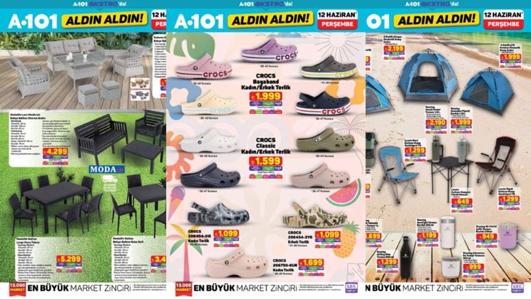 A101’de yaz indirimleri! Klima, koşu bandı, notebook ve plaj seti 12 Haziran aktüel kataloğunda! - Resim : 3