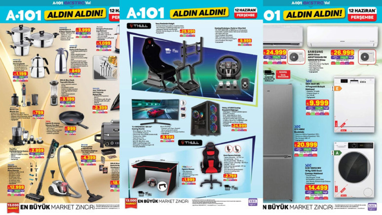 A101’de yaz indirimleri! Klima, koşu bandı, notebook ve plaj seti 12 Haziran aktüel kataloğunda! - Resim : 2