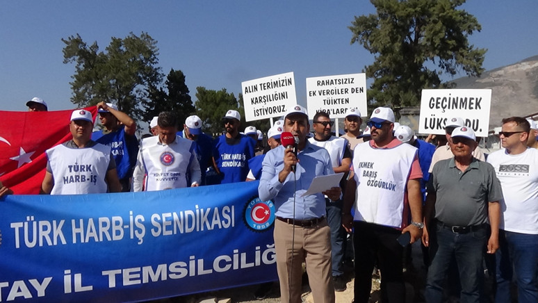 HARB-İŞ, Türkiye çapında meydana indi! Tank üreten işçiler kirasını ödeyemiyor - Resim : 3