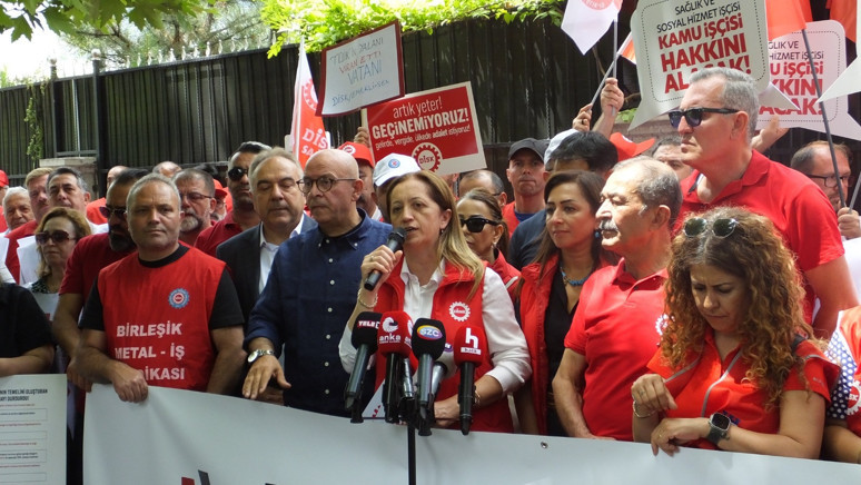 Konfederasyonlar, sendikalar, yüz binlerce emekçi ayakta! Üretiyoruz, büyütüyoruz hakkımızı alacağız - Resim : 8