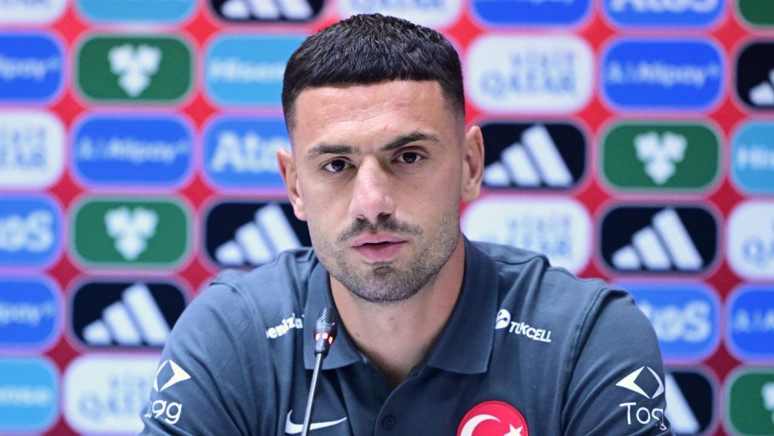 Milli futbolcu Merih Demiral: 'Galibiyetle başlamak istiyoruz' - Resim : 1