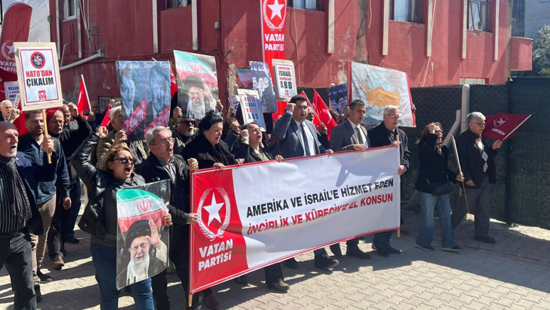 Vatan Partisi İncirlik Üssü önünde: ‘İran’a savaş kundaklayan ABD üsleri kapatılsın!’ - Resim : 1