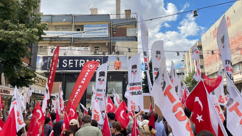 Ankara’da ‘NATO Zirvesi’ne Hayır’ yürüyüşü! 'İdam fermanı bizden olsun' - Resim : 3