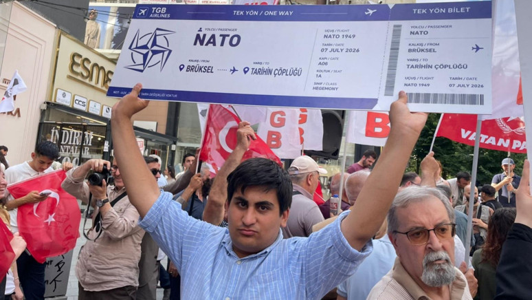 Ankara’da ‘NATO Zirvesi’ne Hayır’ yürüyüşü! 'İdam fermanı bizden olsun' - Resim : 6