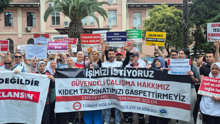 Çapa'da yemekhane işçileri: ‘Ortada bırakıldık, yönetim sorumluluk almıyor’ - Resim : 1