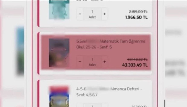 Veliler isyanda! Özel okulda fahiş fiyat şoku: Matematik kitabına 43 bin lira istediler - Resim : 2
